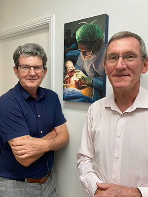 Dr Warnock (Left) Dr Wright (Right)